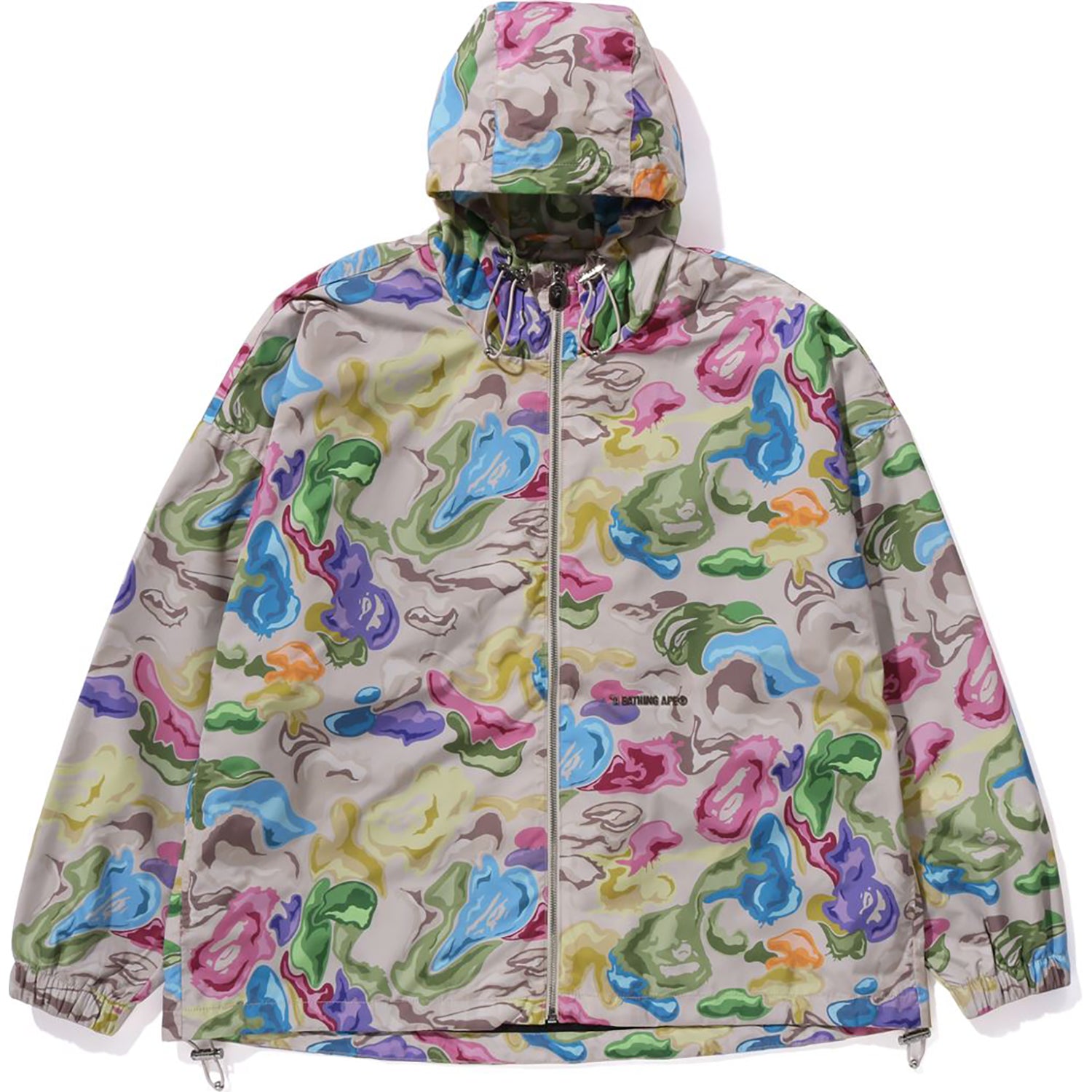 BAPE ART CAMO LIGHTWEIGHT HOODIE JACKET MENS-IYAMIUIO