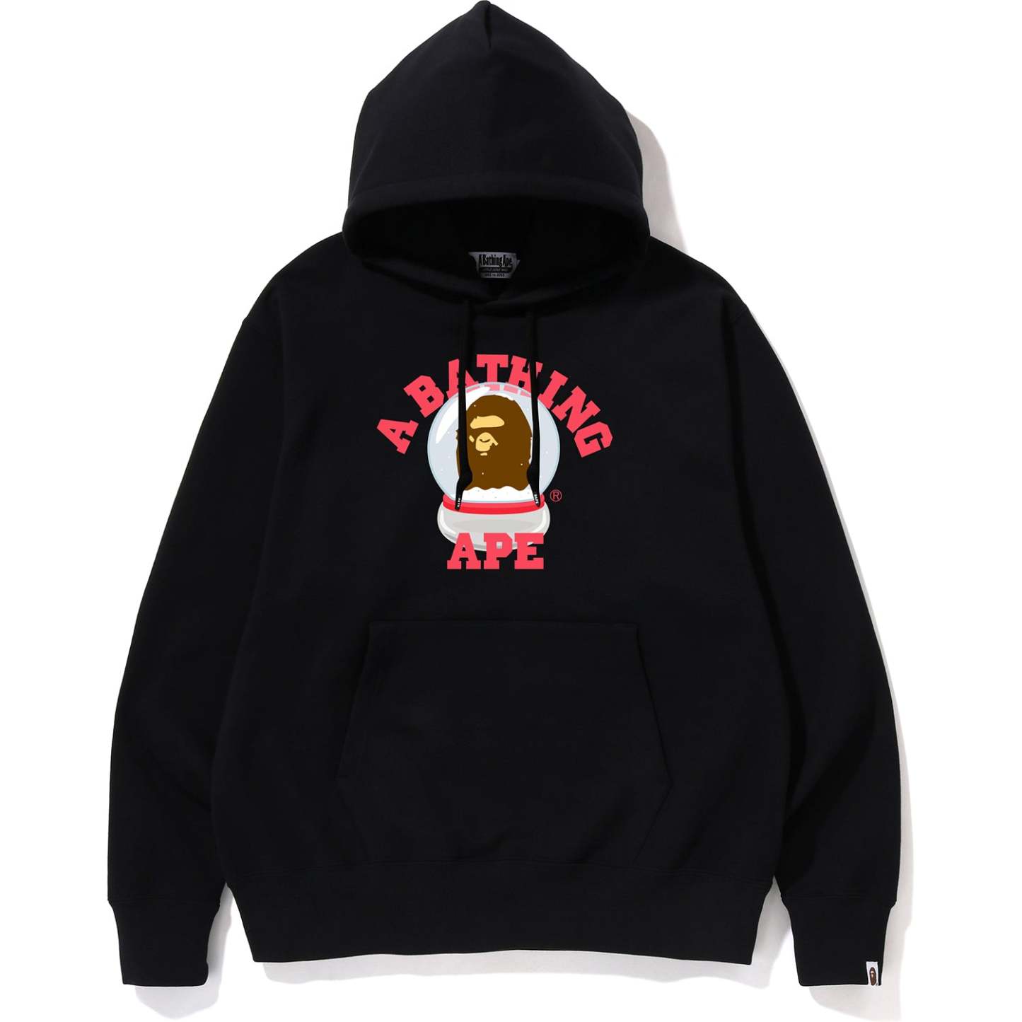 APE HEAD SNOW GLOBE COLLEGE PULLOVER HOODIE MENS-IYAMIUIO