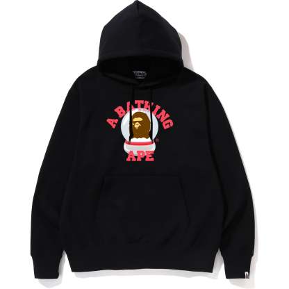 APE HEAD SNOW GLOBE COLLEGE PULLOVER HOODIE MENS-IYAMIUIO