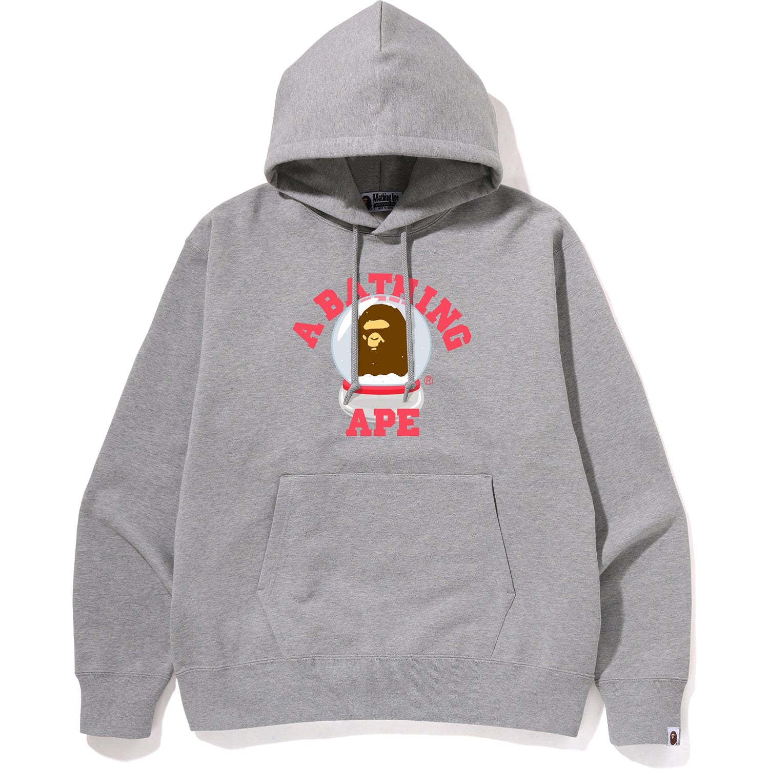 APE HEAD SNOW GLOBE COLLEGE PULLOVER HOODIE MENS-IYAMIUIO