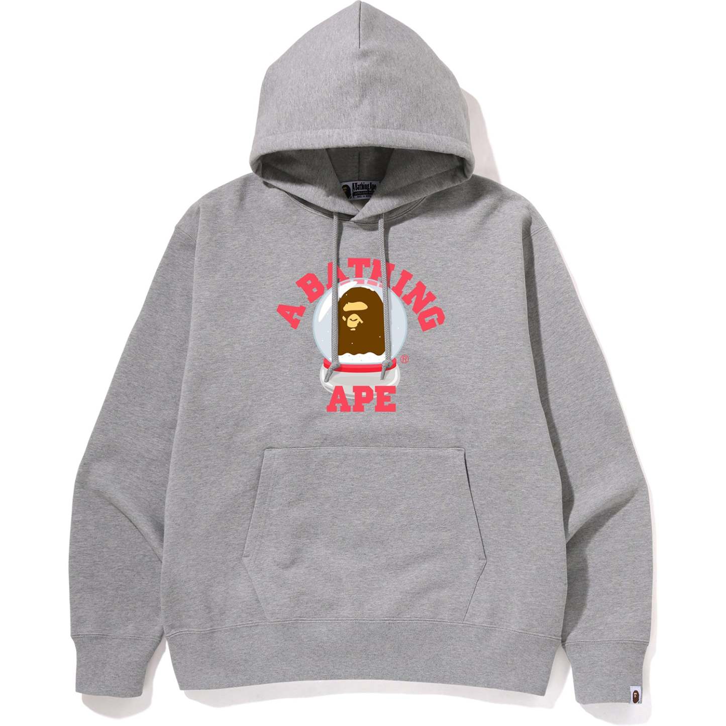 APE HEAD SNOW GLOBE COLLEGE PULLOVER HOODIE MENS-IYAMIUIO