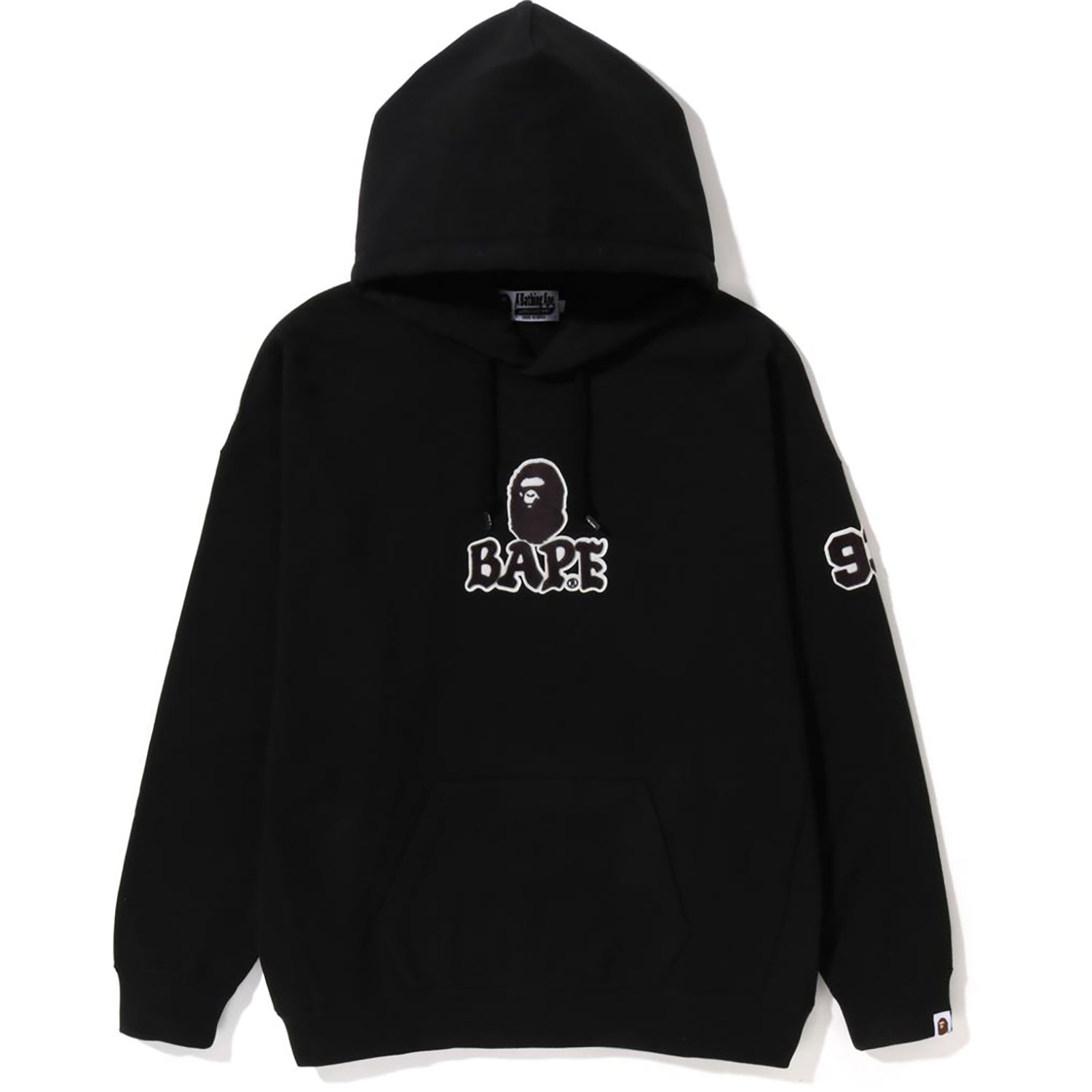 BAPE PATCHED OVERSIZED PULLOVER HOODIE LADIES-IYAMIUIO