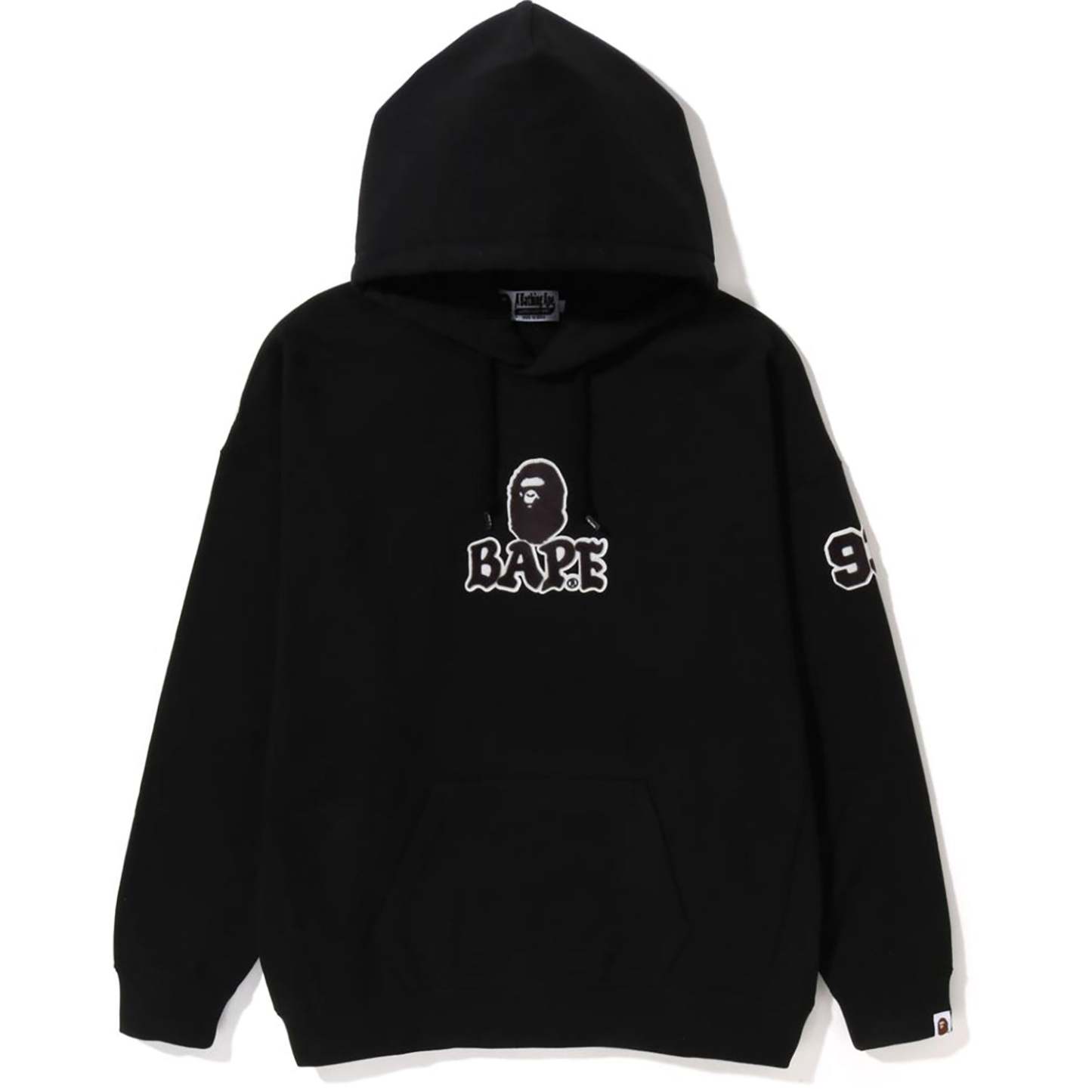 BAPE PATCHED OVERSIZED PULLOVER HOODIE LADIES-IYAMIUIO