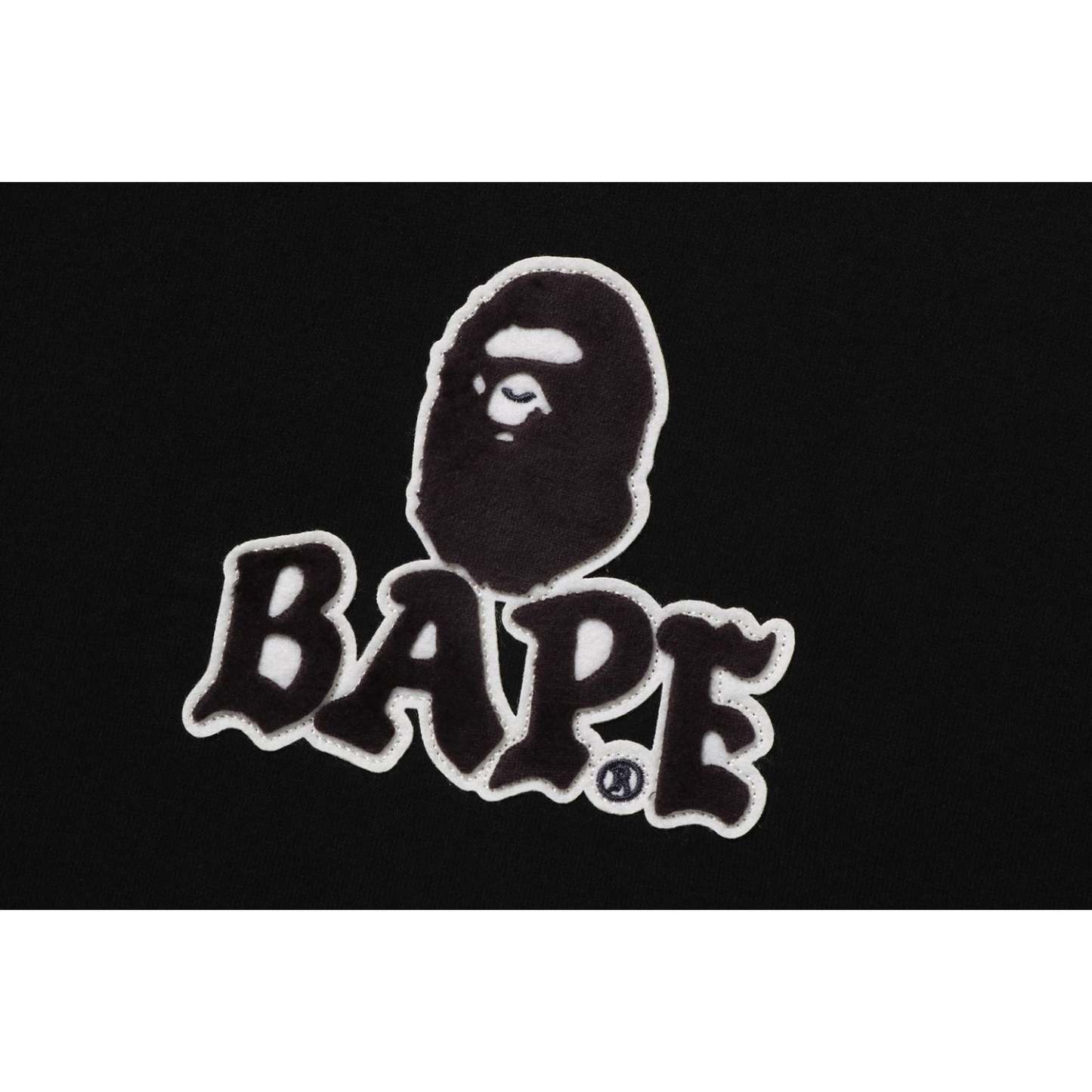 BAPE PATCHED OVERSIZED PULLOVER HOODIE LADIES-IYAMIUIO
