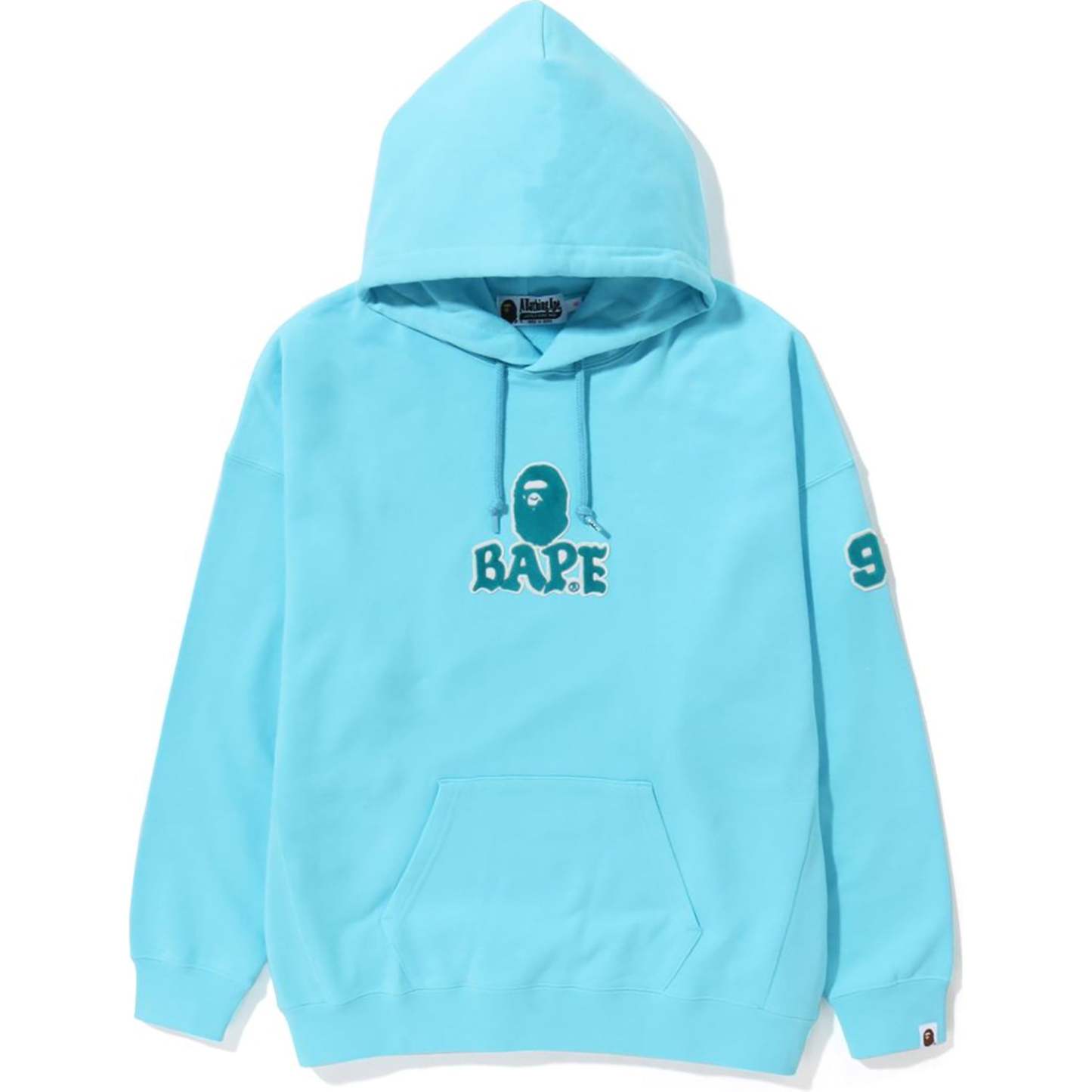 BAPE PATCHED OVERSIZED PULLOVER HOODIE LADIES-IYAMIUIO