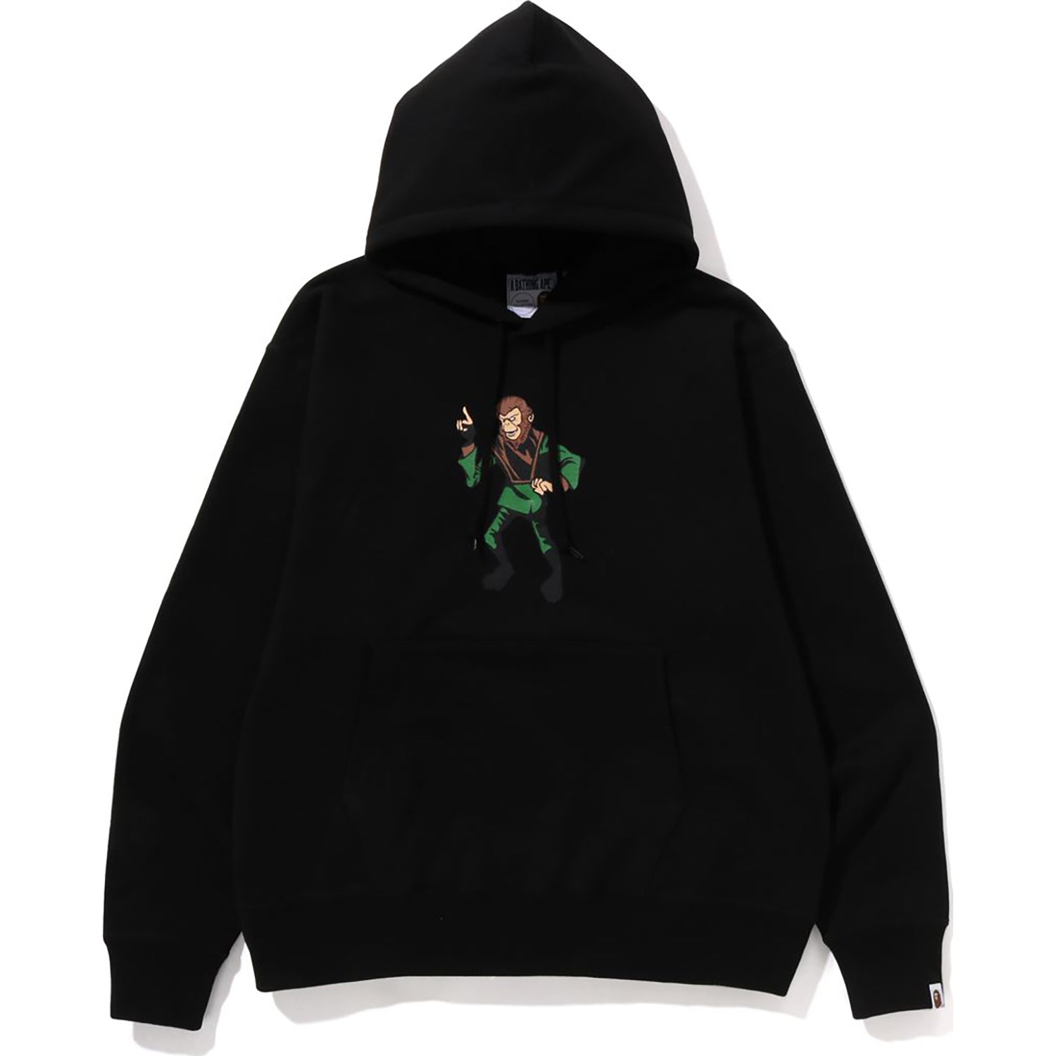 APE RELAXED FIT PULLOVER HOODIE MENS-IYAMIUIO
