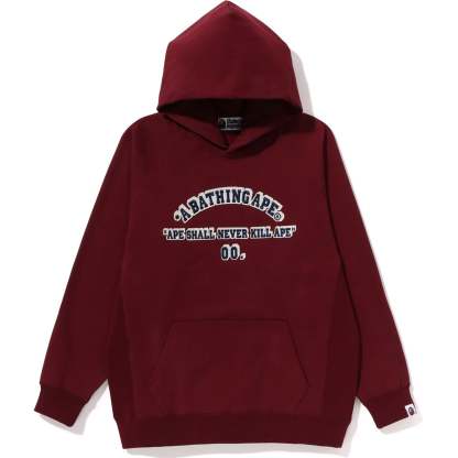 A BATHING APE OVERSIZED PULLOVER HOODIE LADIES-IYAMIUIO