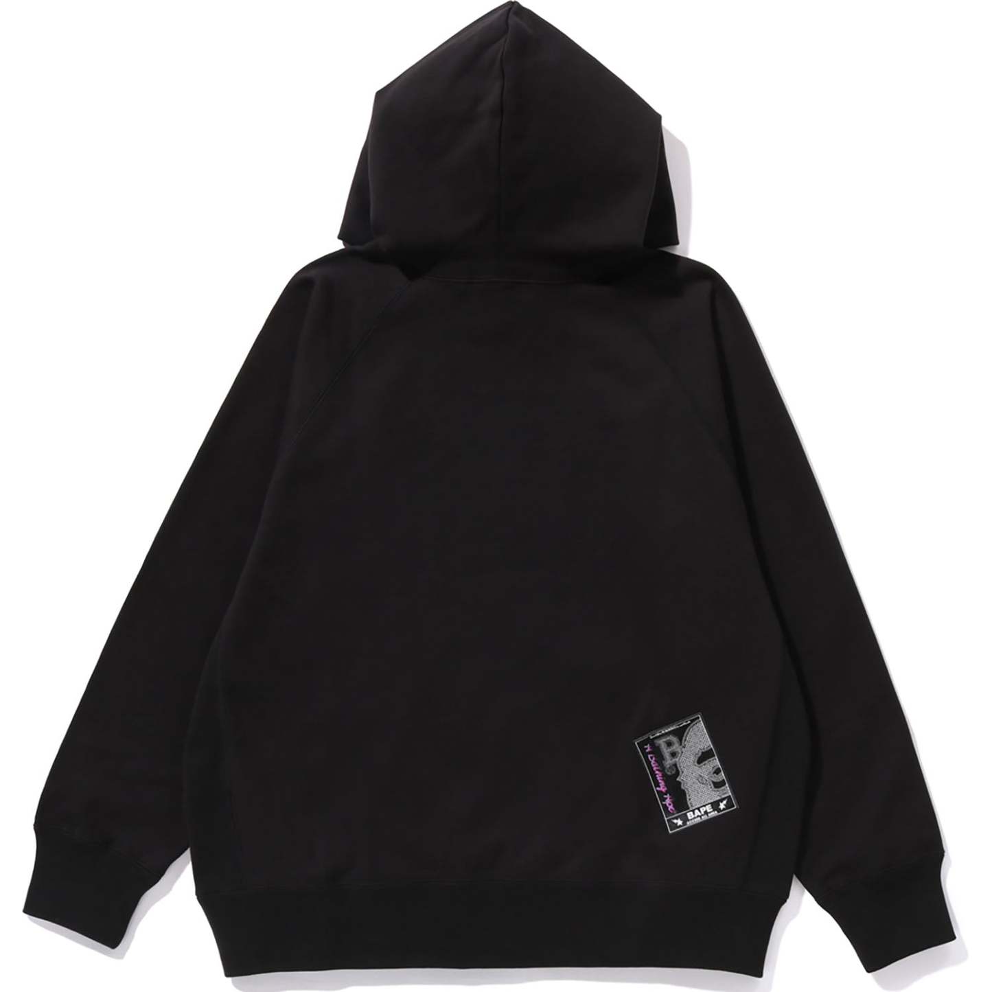 (B)Y BATHING APE PULLOVER HOODIE RELAXED FIT MENS-IYAMIUIO