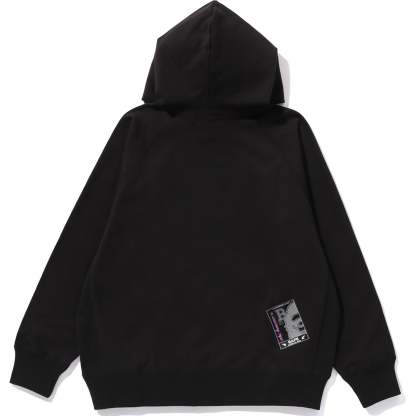(B)Y BATHING APE PULLOVER HOODIE RELAXED FIT MENS-IYAMIUIO