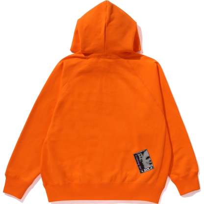 (B)Y BATHING APE PULLOVER HOODIE RELAXED FIT MENS-IYAMIUIO
