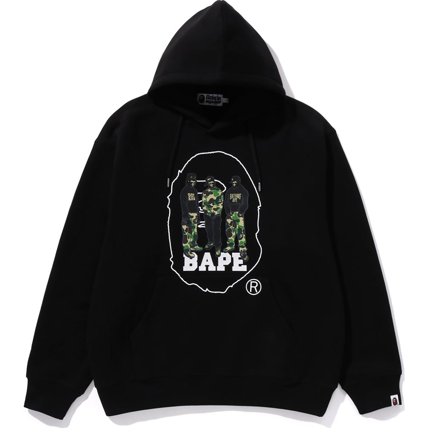 BAPE SPORT GRAPHIC PULLOVER HOODIE MENS-IYAMIUIO