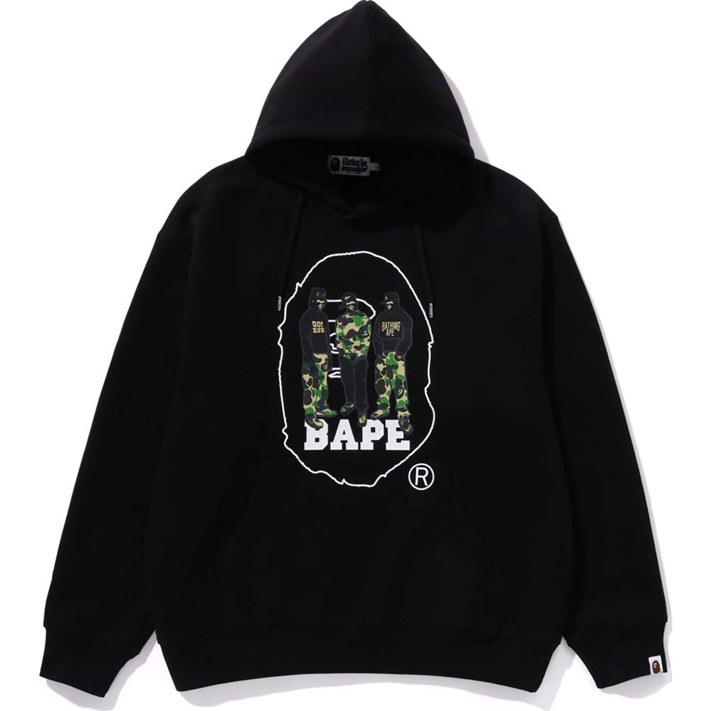 BAPE SPORT GRAPHIC PULLOVER HOODIE MENS-IYAMIUIO