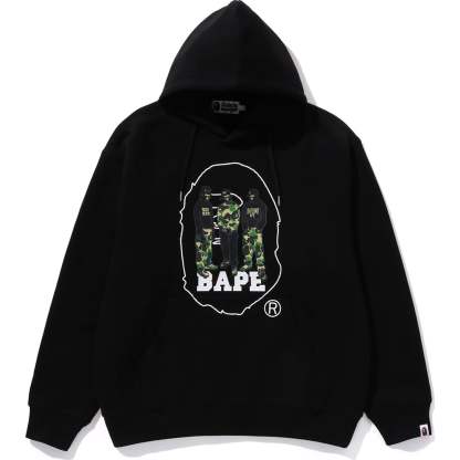 BAPE SPORT GRAPHIC PULLOVER HOODIE MENS-IYAMIUIO