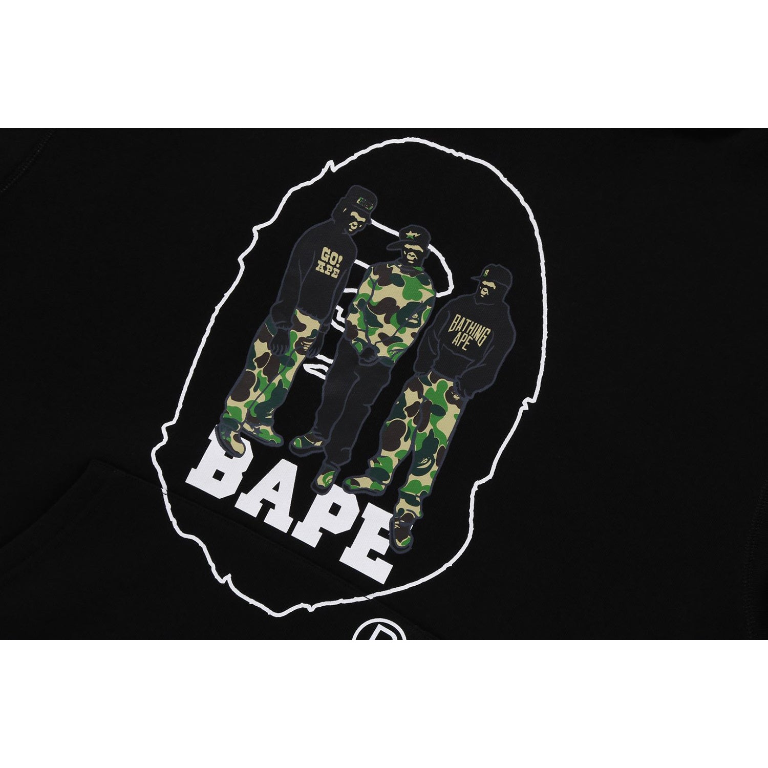 BAPE SPORT GRAPHIC PULLOVER HOODIE MENS-IYAMIUIO
