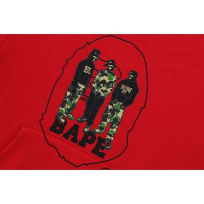 BAPE SPORT GRAPHIC PULLOVER HOODIE MENS-IYAMIUIO
