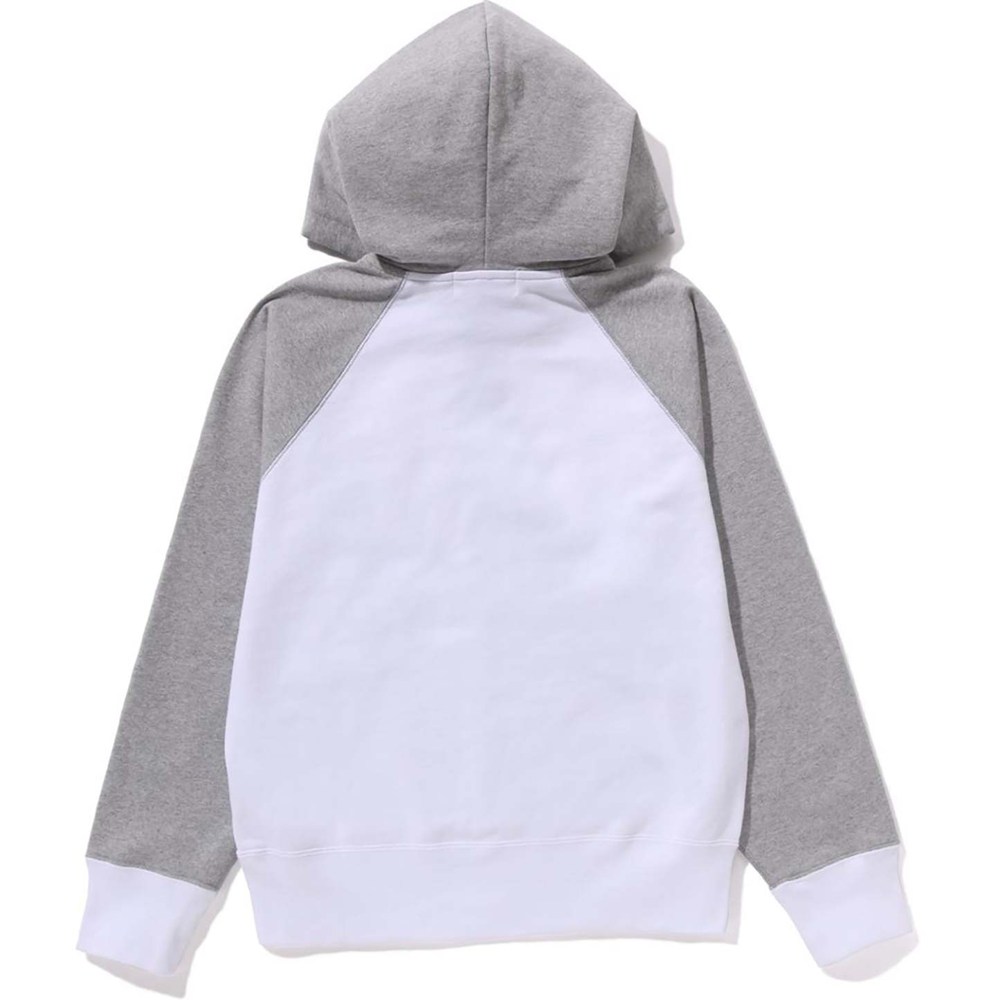 A BATHING APE HALF ZIP PULLOVER HOODIE L WIDE LADIES-IYAMIUIO