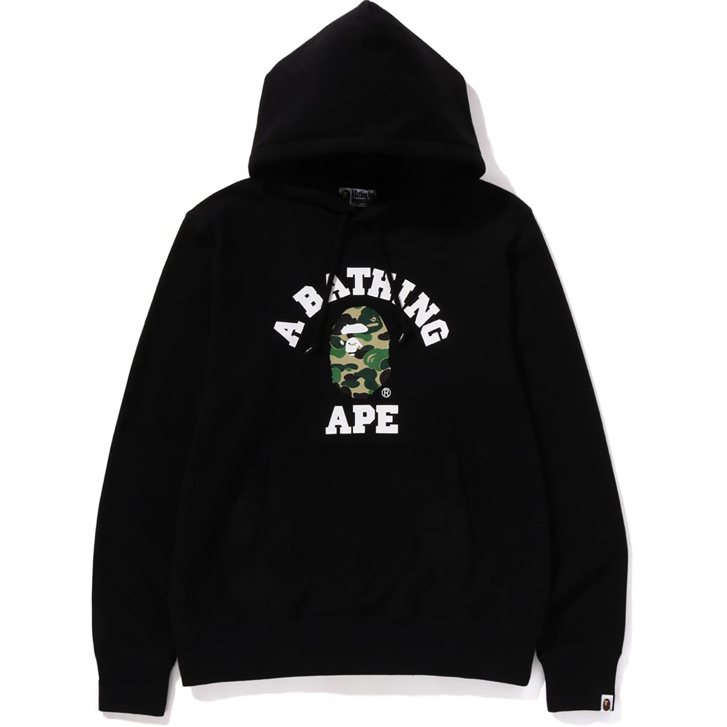 ABC CAMO COLLEGE ORGANIC COTTON PULLOVER HOODIE MENS-IYAMIUIO