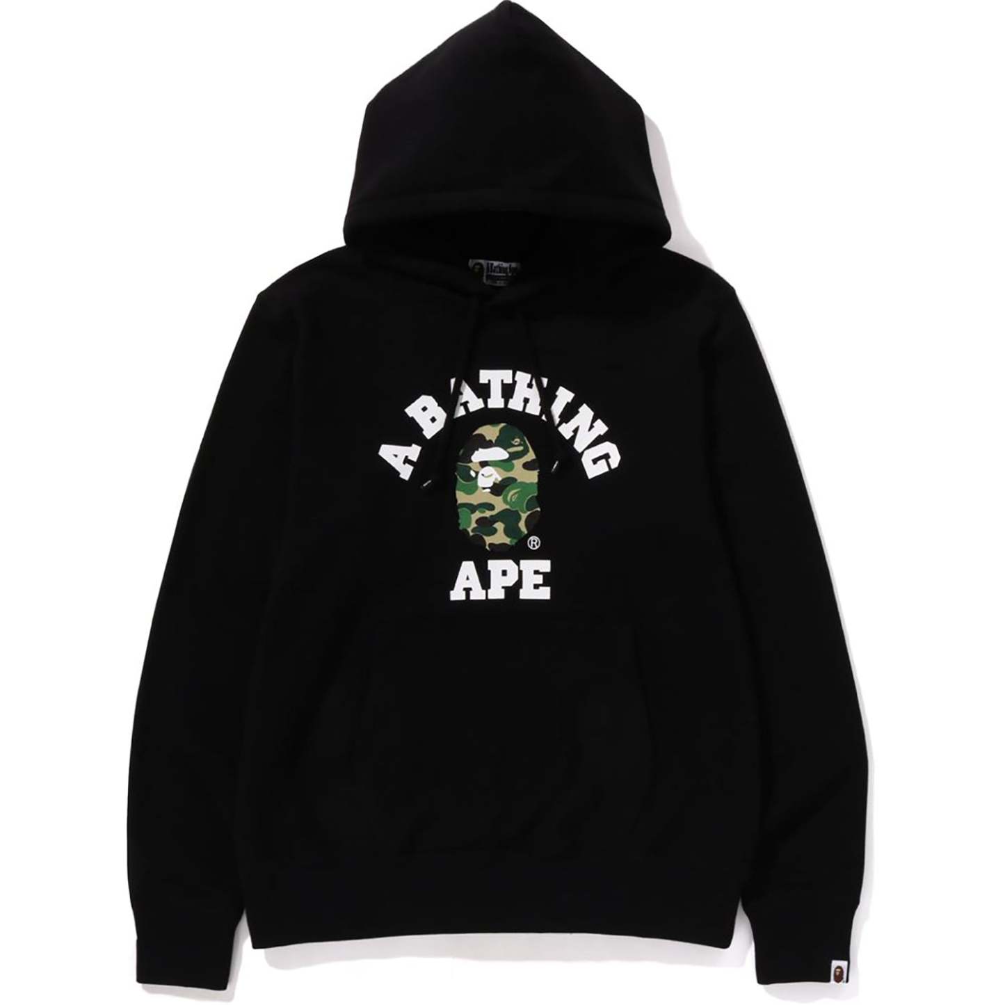 ABC CAMO COLLEGE ORGANIC COTTON PULLOVER HOODIE MENS-IYAMIUIO