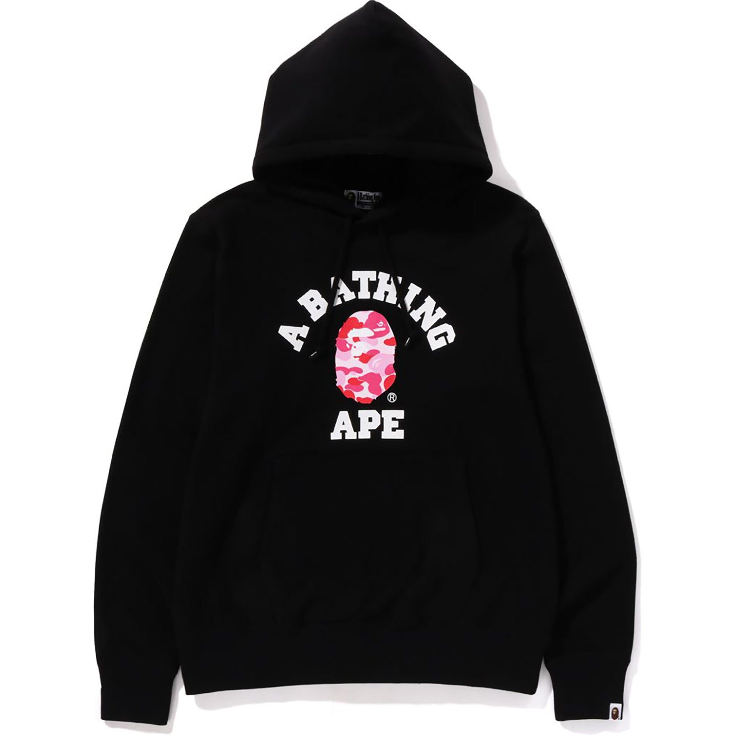 ABC CAMO COLLEGE ORGANIC COTTON PULLOVER HOODIE MENS-IYAMIUIO