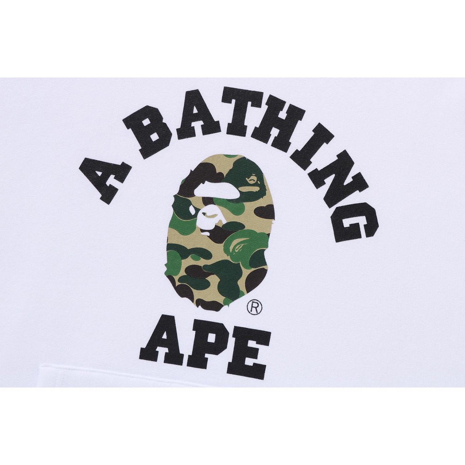 ABC CAMO COLLEGE ORGANIC COTTON PULLOVER HOODIE MENS-IYAMIUIO