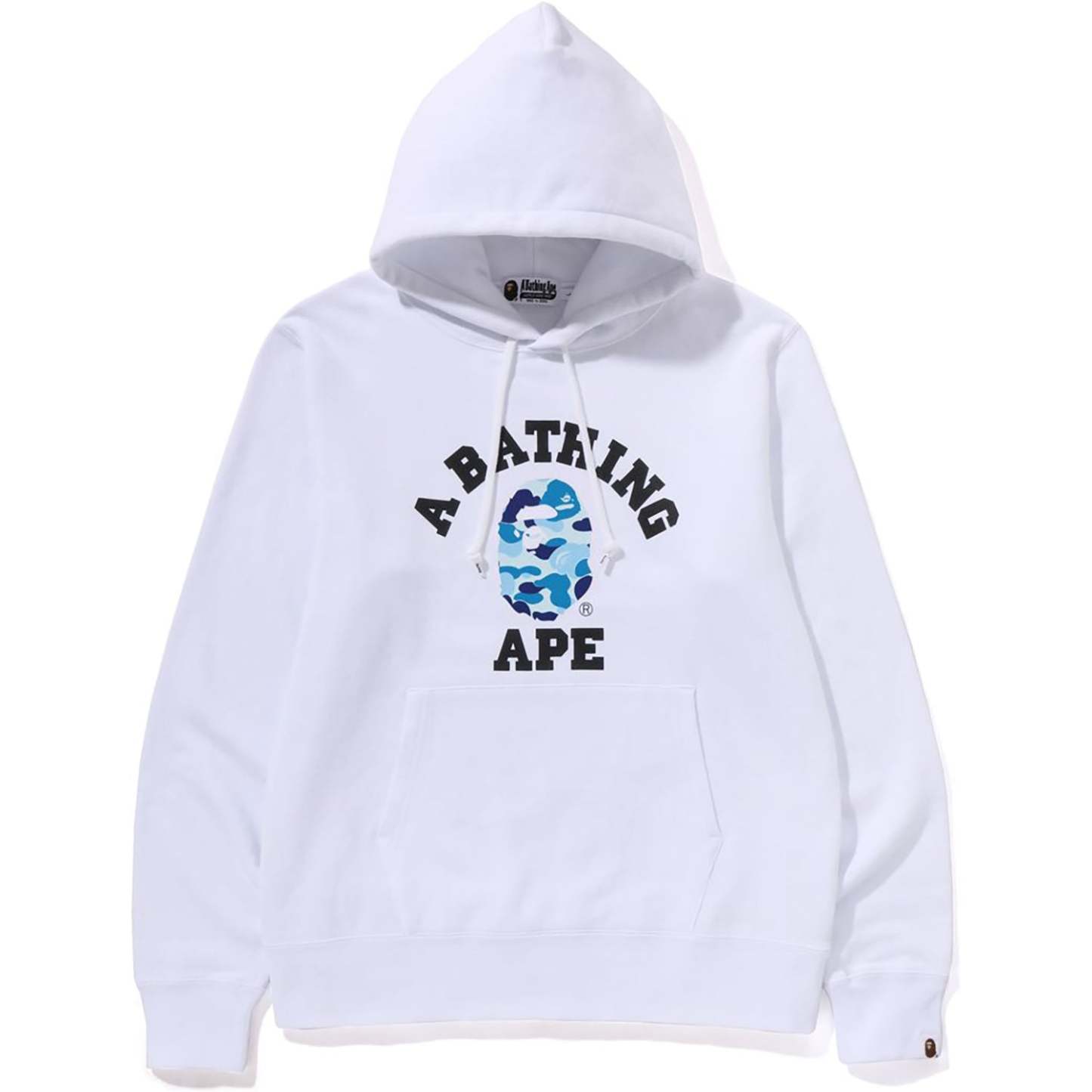 ABC CAMO COLLEGE ORGANIC COTTON PULLOVER HOODIE MENS-IYAMIUIO