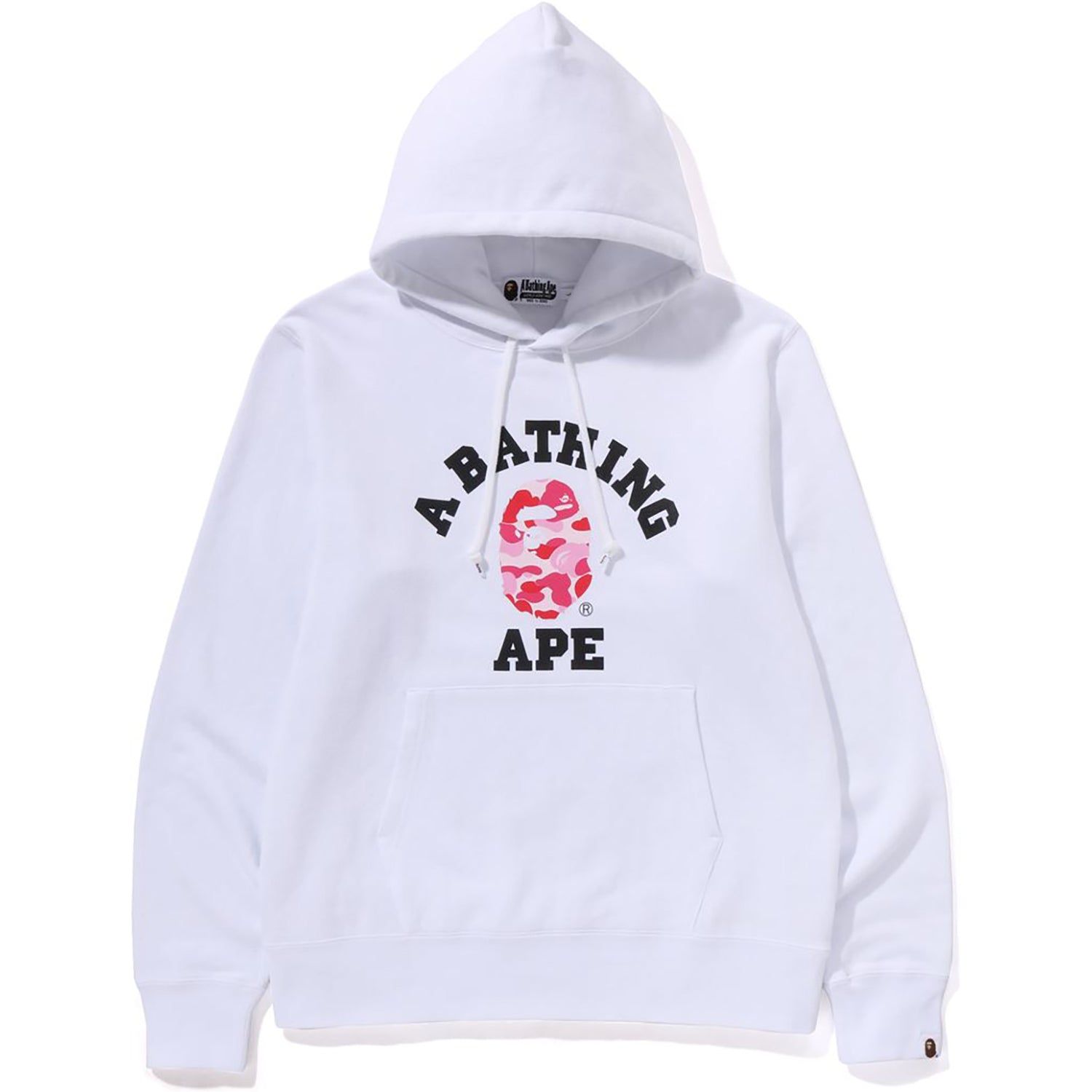 ABC CAMO COLLEGE ORGANIC COTTON PULLOVER HOODIE MENS-IYAMIUIO