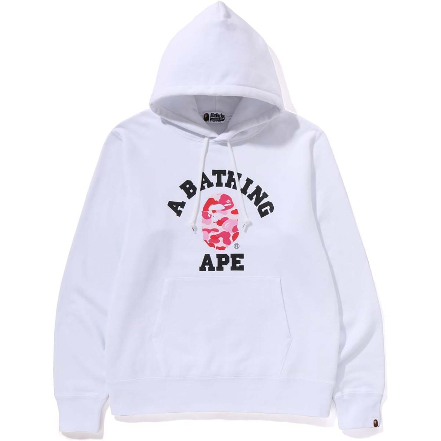 ABC CAMO COLLEGE ORGANIC COTTON PULLOVER HOODIE MENS-IYAMIUIO