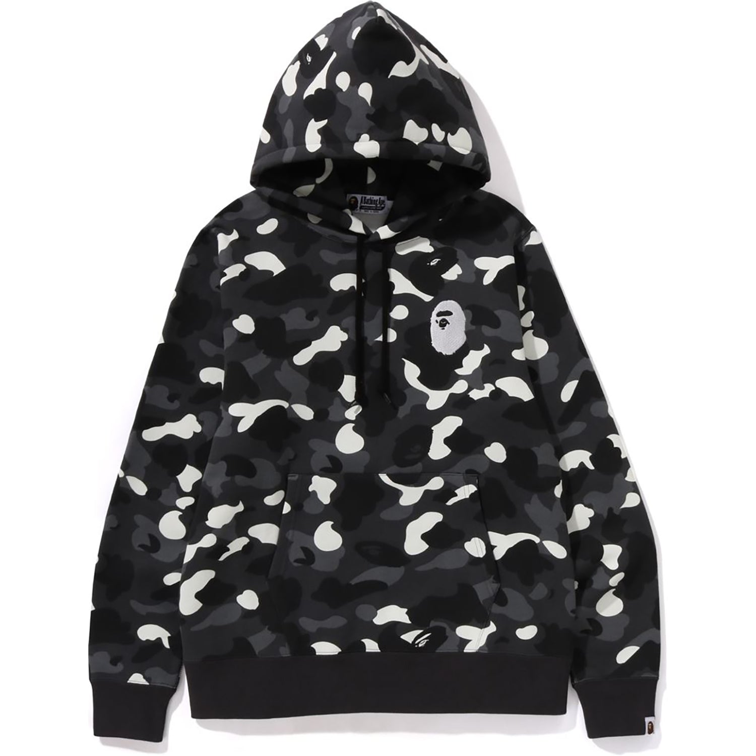 CITY CAMO LARGE APE HEAD PULLOVER HOODIE MENS-IYAMIUIO