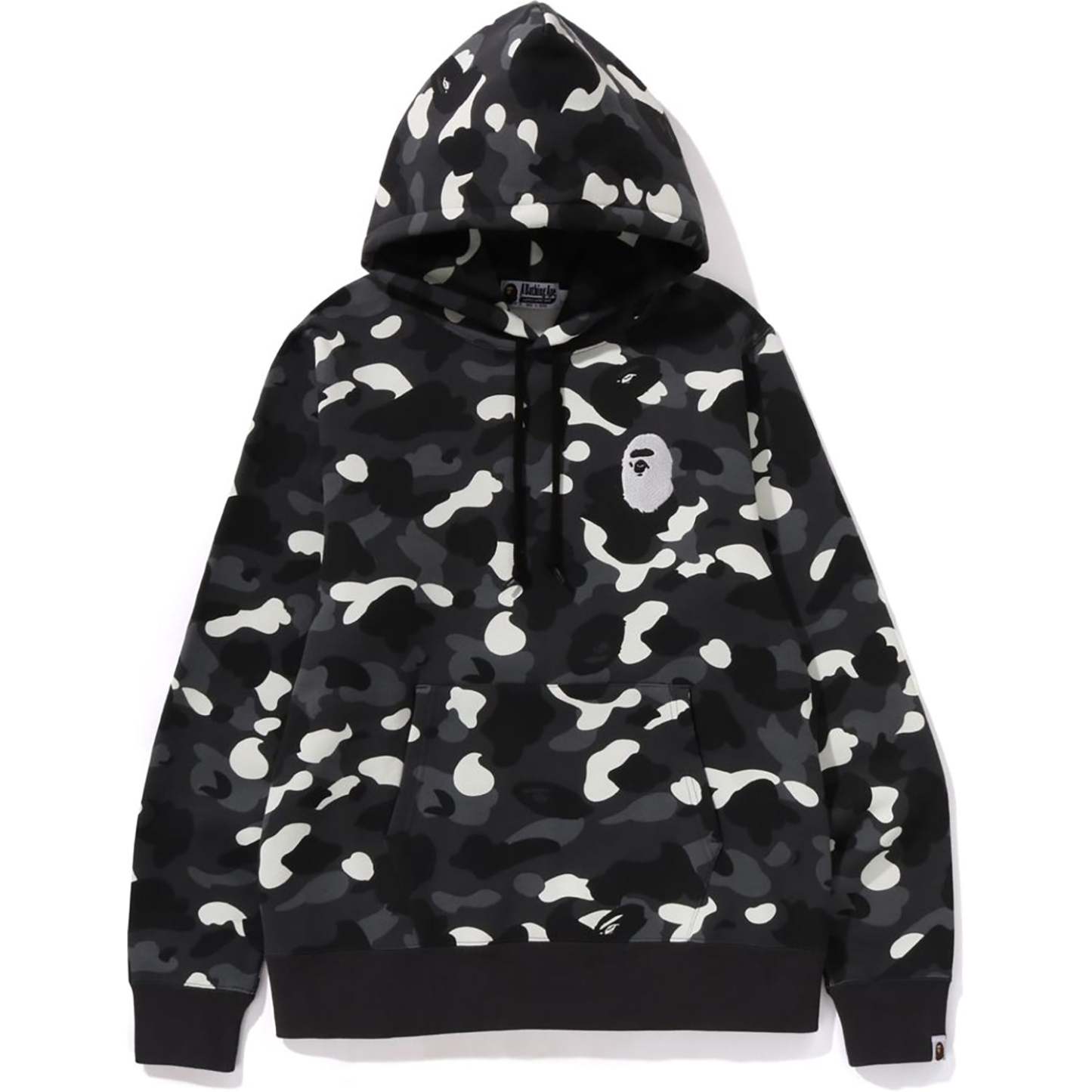 CITY CAMO LARGE APE HEAD PULLOVER HOODIE MENS-IYAMIUIO