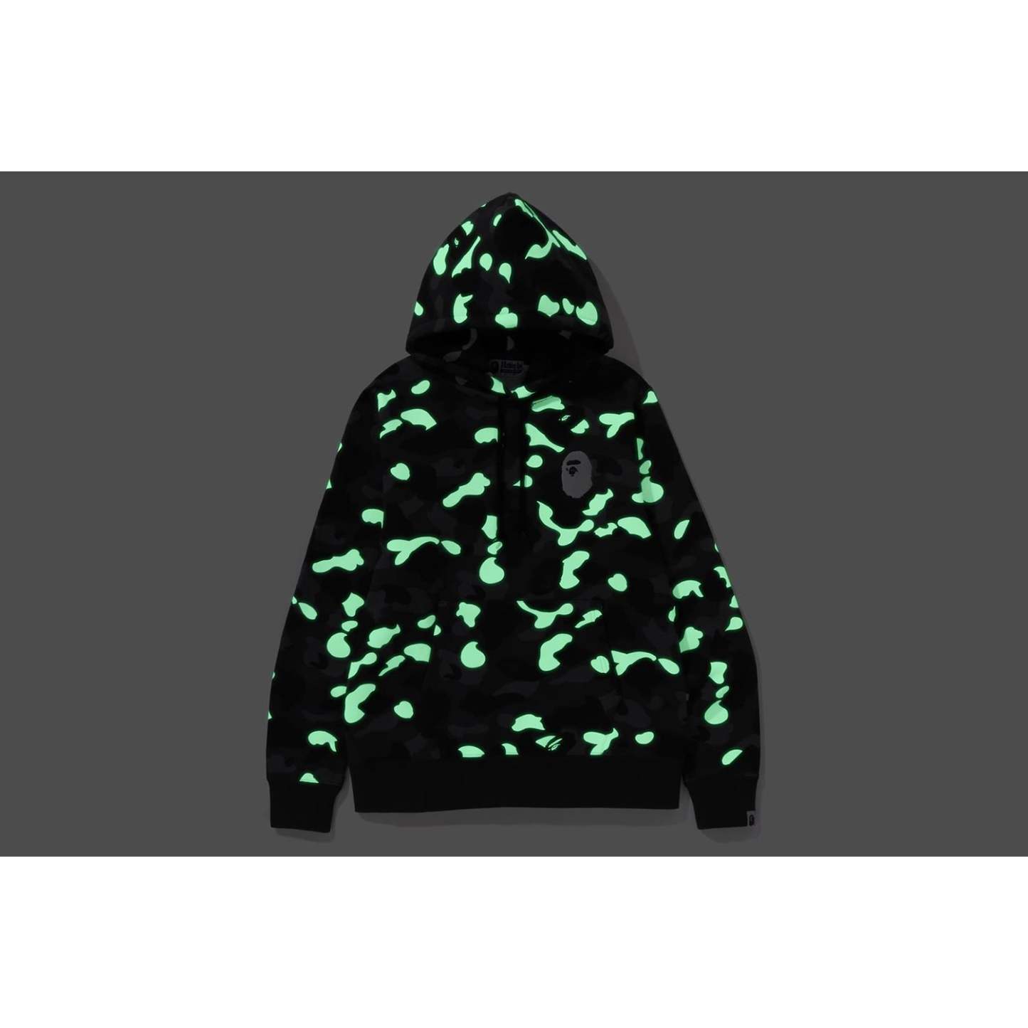 CITY CAMO LARGE APE HEAD PULLOVER HOODIE MENS-IYAMIUIO