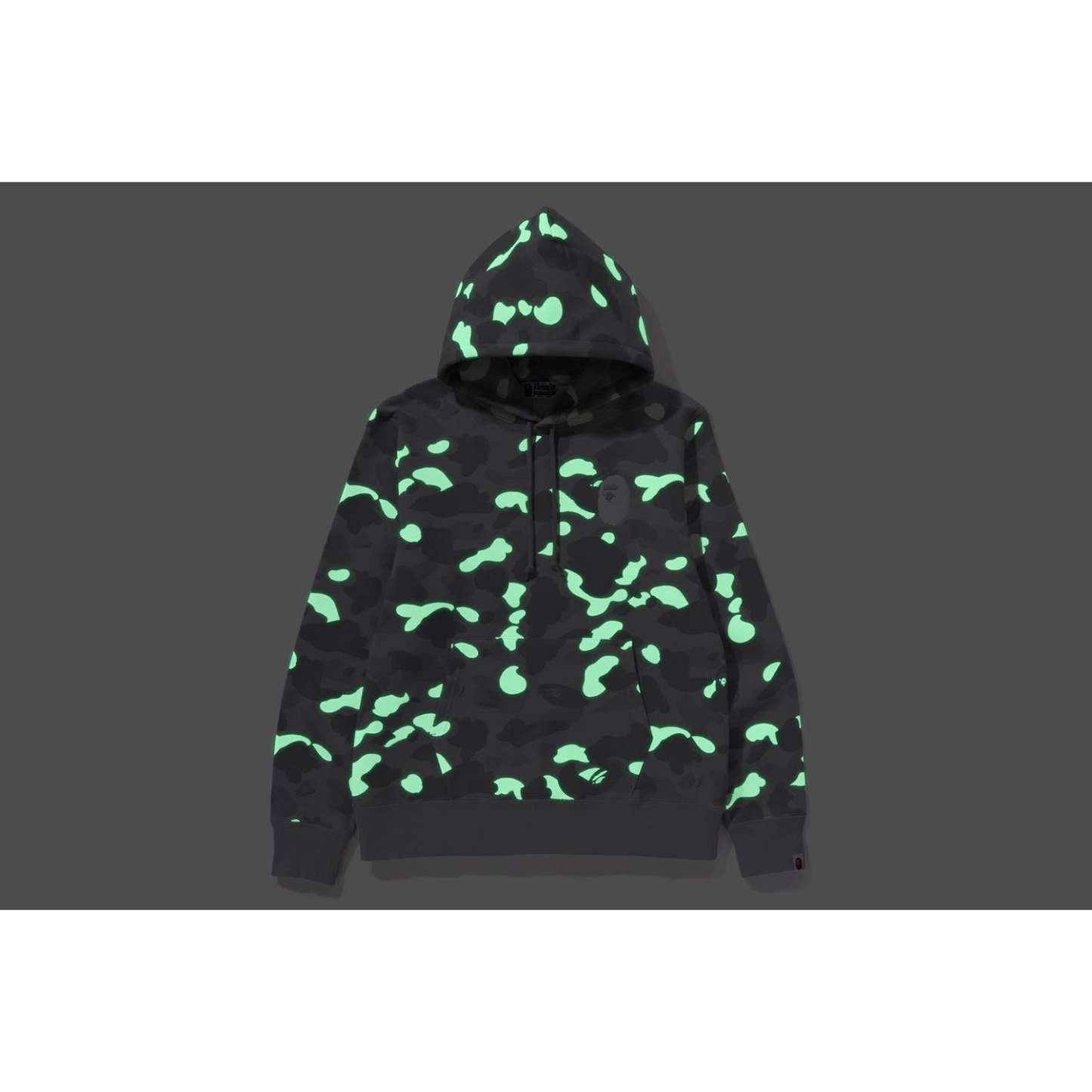 CITY CAMO LARGE APE HEAD PULLOVER HOODIE MENS-IYAMIUIO