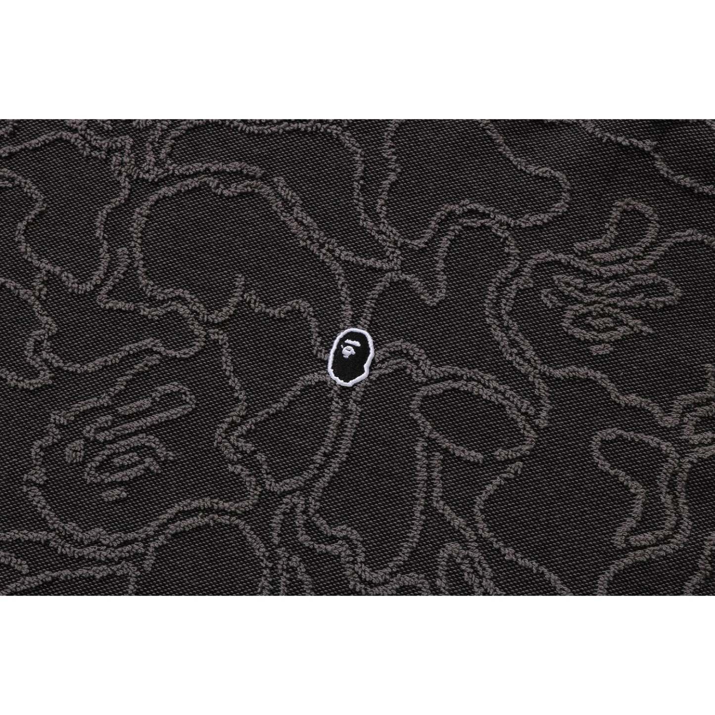 NEON CAMO JACQUARD PULLOVER HOODIE RELAXED FIT MENS-IYAMIUIO