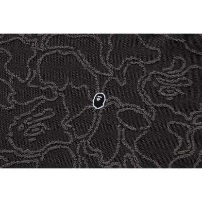 NEON CAMO JACQUARD PULLOVER HOODIE RELAXED FIT MENS-IYAMIUIO