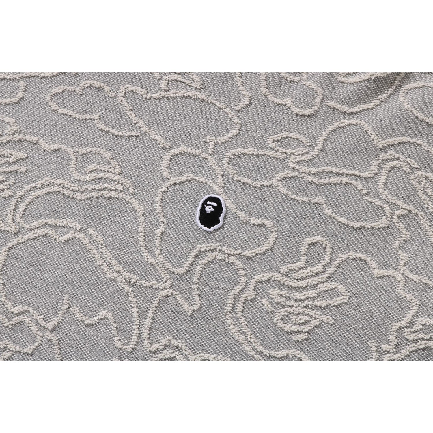 NEON CAMO JACQUARD PULLOVER HOODIE RELAXED FIT MENS-IYAMIUIO