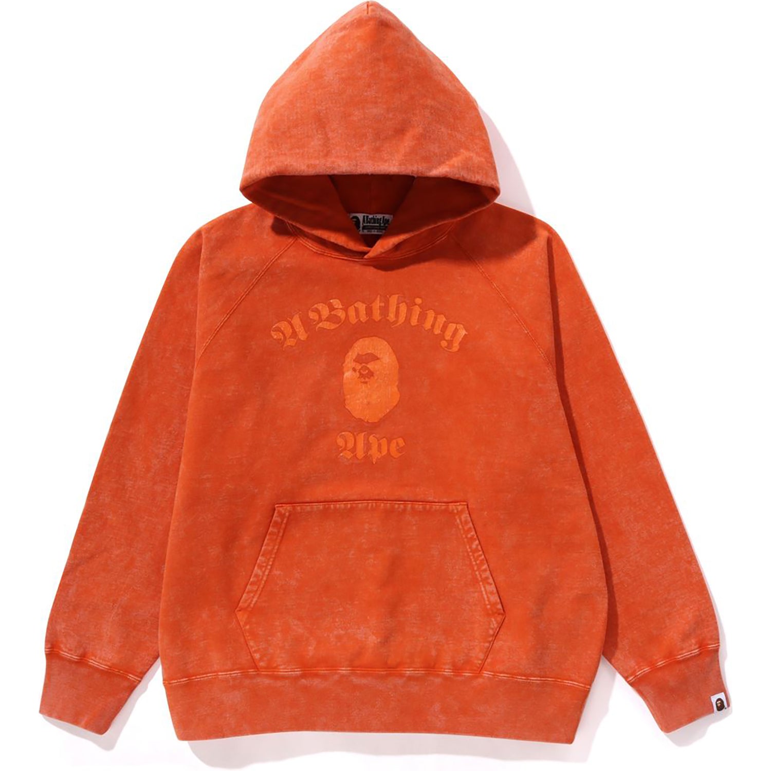A BATHING APE OVERDYE  PULLOVER RELAXED FIT HOODIE MENS-IYAMIUIO