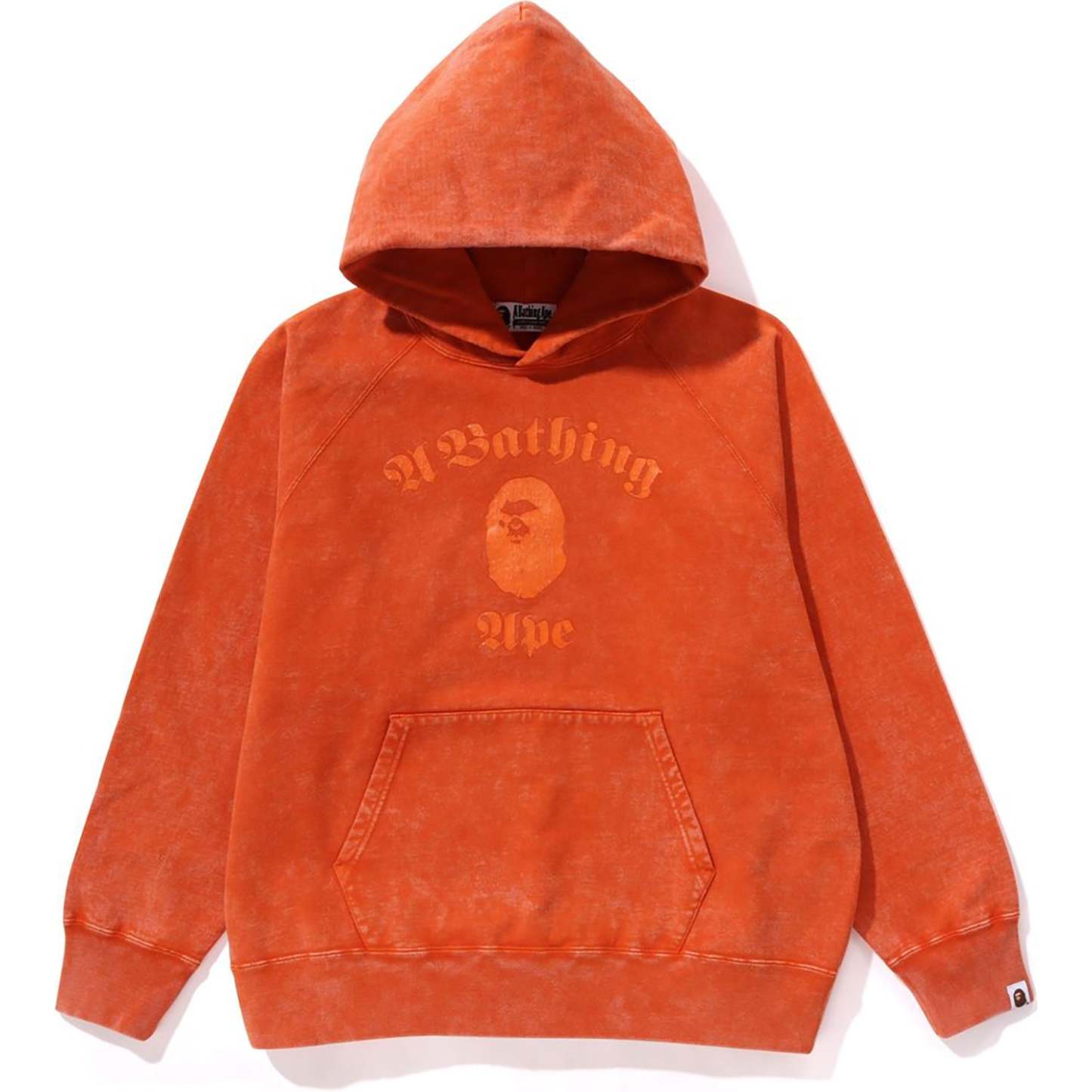A BATHING APE OVERDYE  PULLOVER RELAXED FIT HOODIE MENS-IYAMIUIO