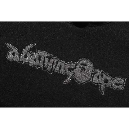 METALLIC YARN PULLOVER HOODIE MENS-IYAMIUIO