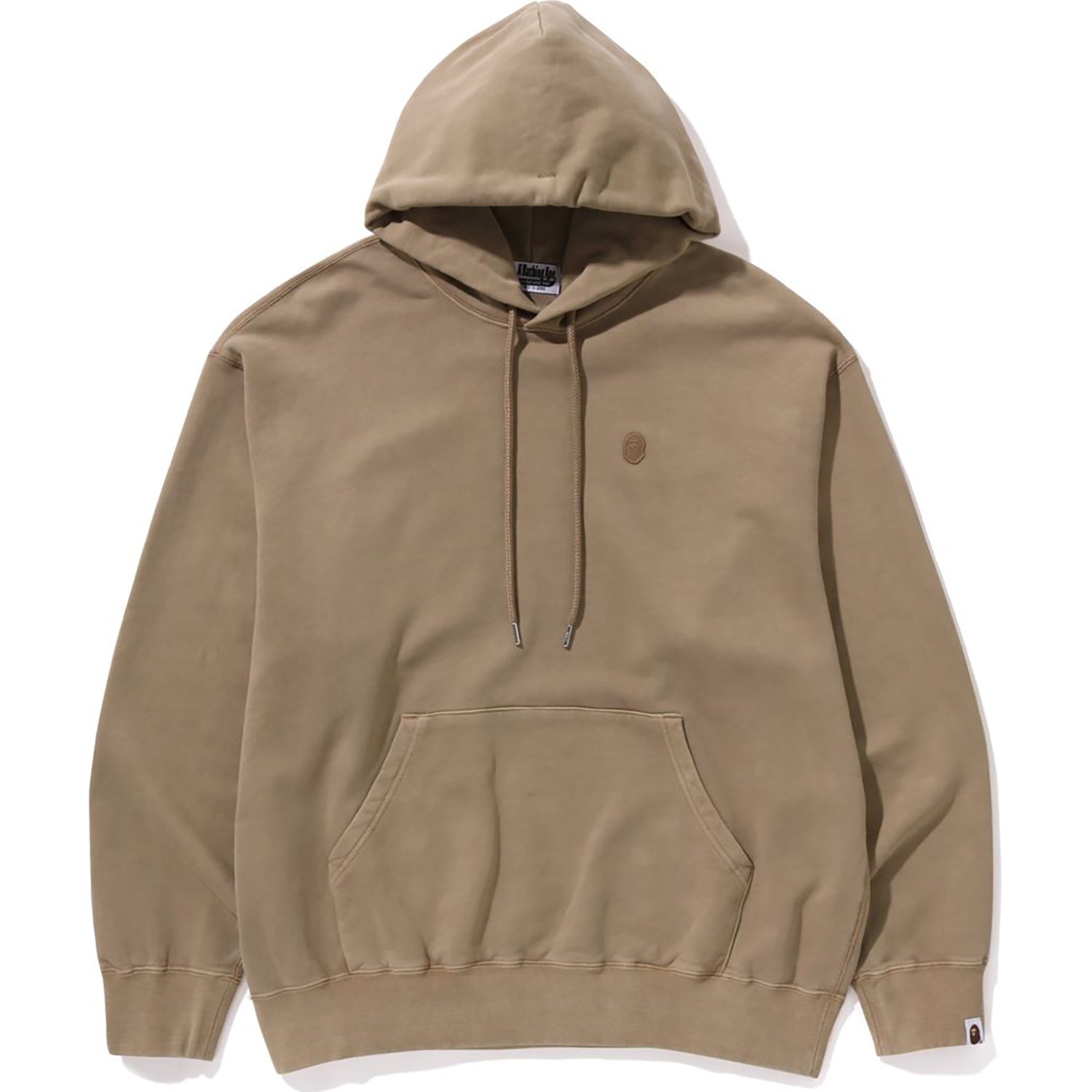 APE HEAD ONE POINT GARMENT DYE PULLOVER HOODIE MENS-IYAMIUIO