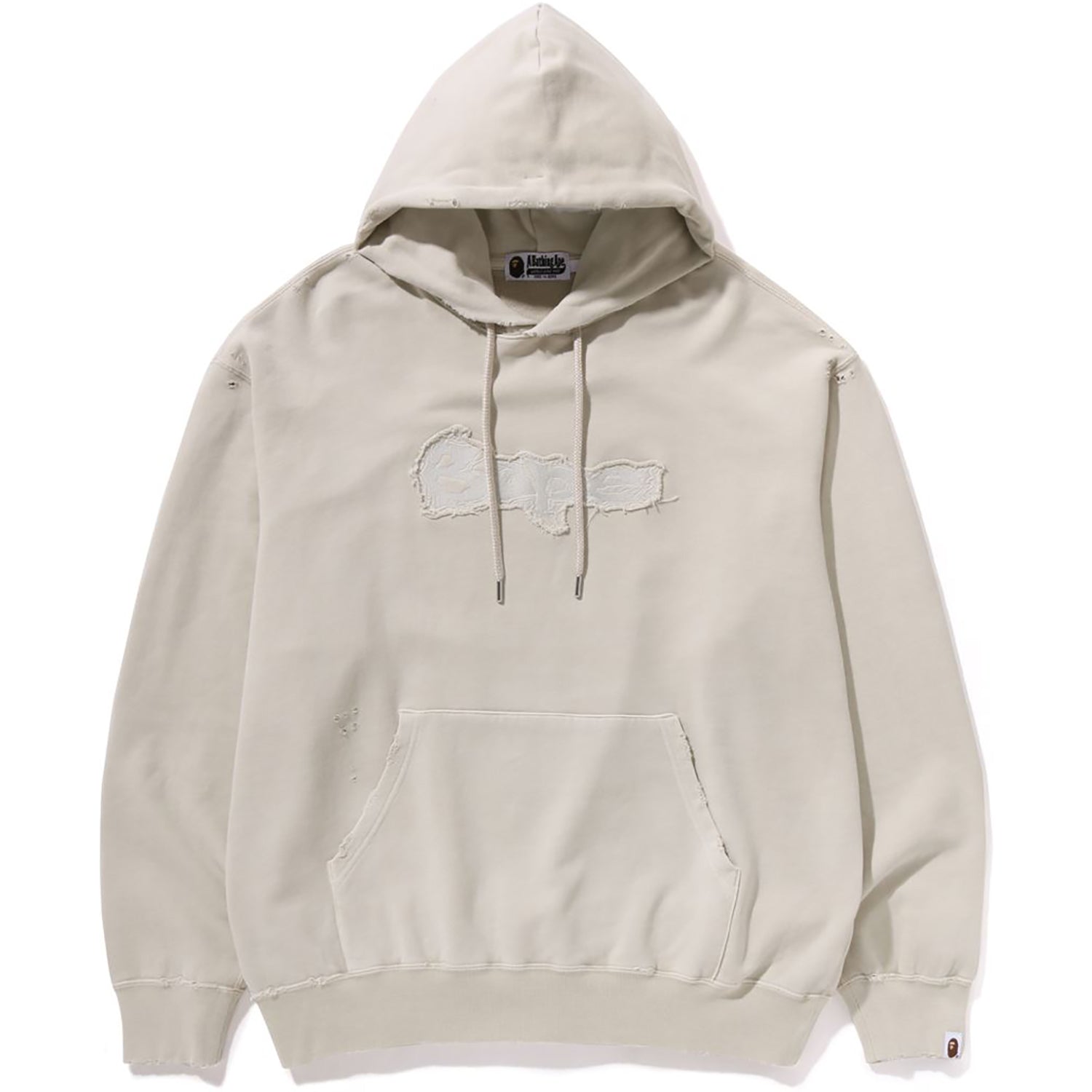 DESTROYED GARMENT DYED PULLOVER HOODIE MENS-IYAMIUIO