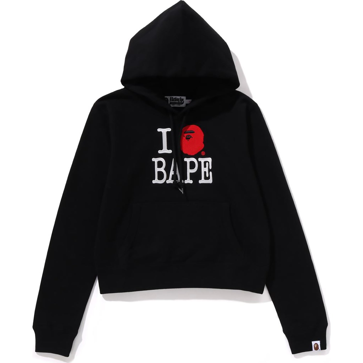 I LOVE BAPE PULLOVER HOODIE LADIES-IYAMIUIO