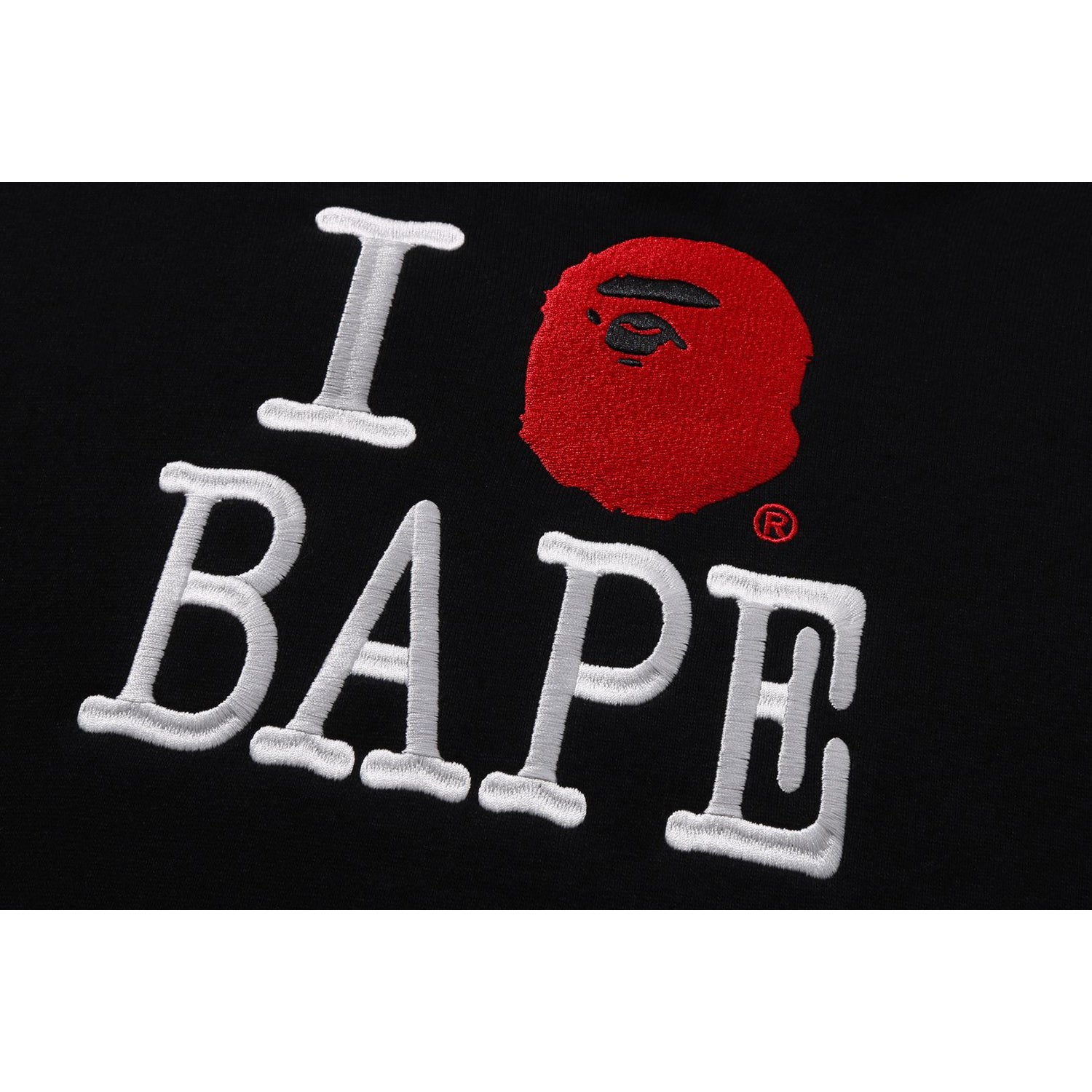 I LOVE BAPE PULLOVER HOODIE LADIES-IYAMIUIO