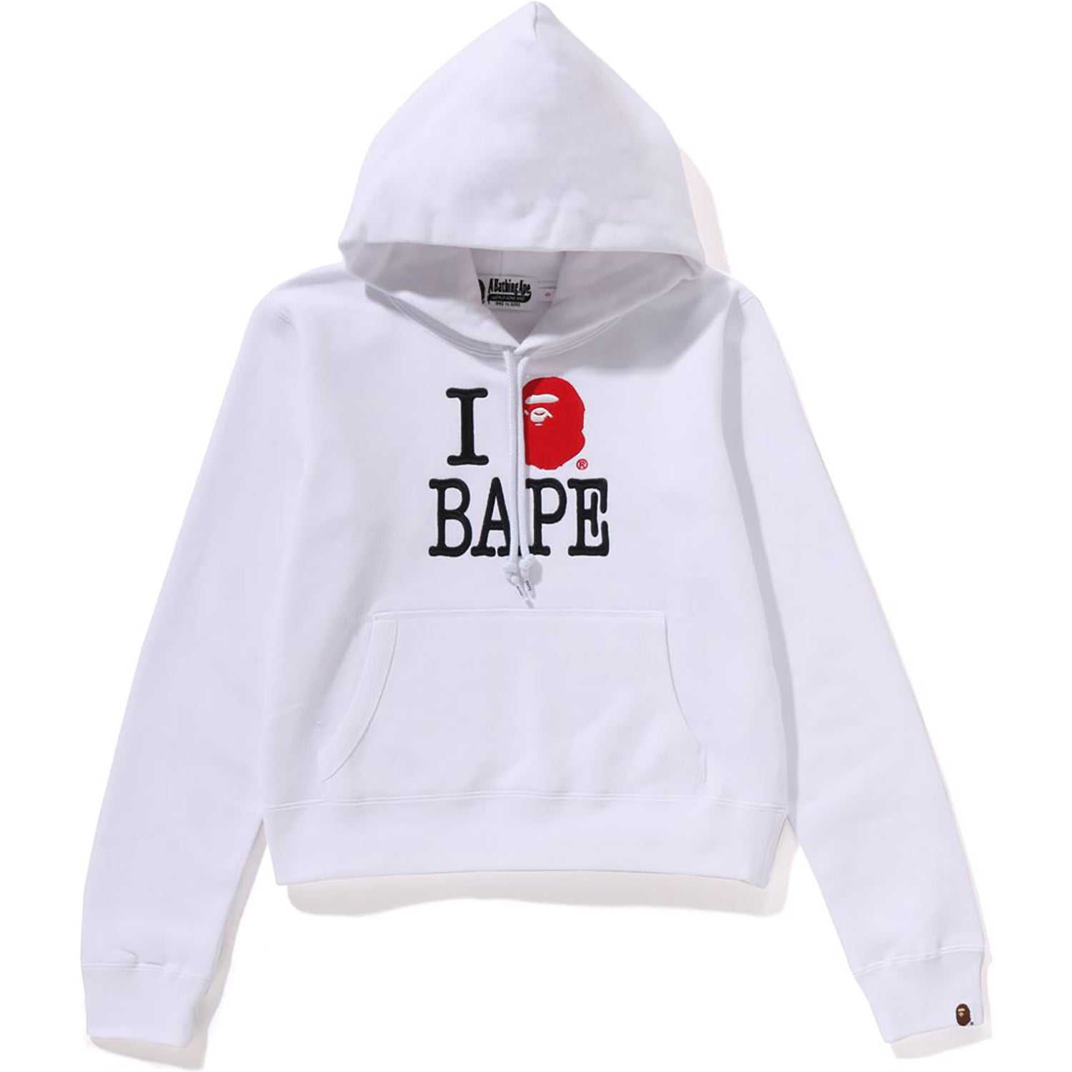 I LOVE BAPE PULLOVER HOODIE LADIES-IYAMIUIO