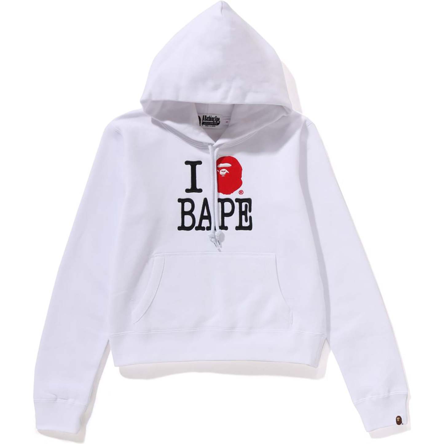 I LOVE BAPE PULLOVER HOODIE LADIES-IYAMIUIO
