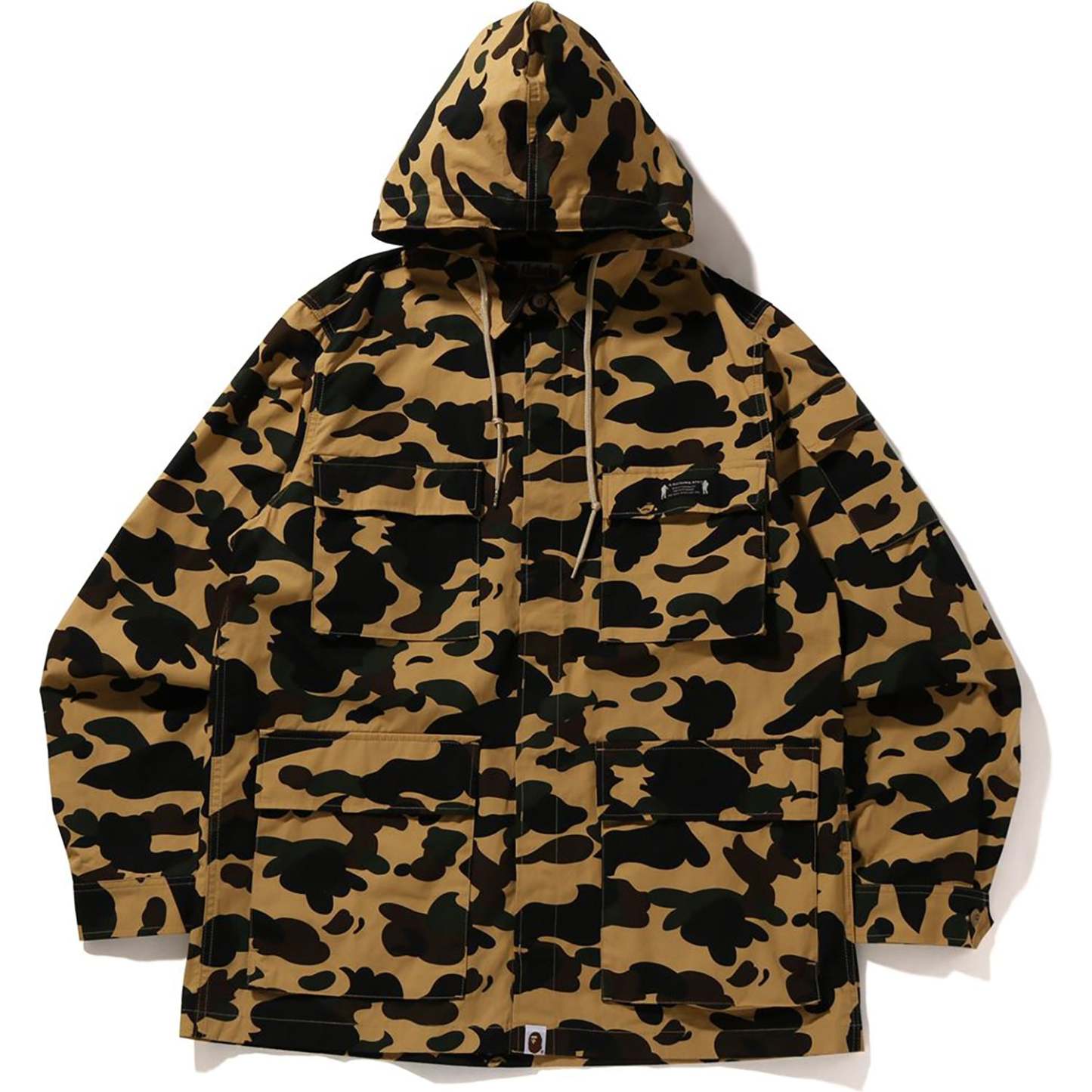 1ST CAMO MASK HOODIE SHIRT MENS-IYAMIUIO
