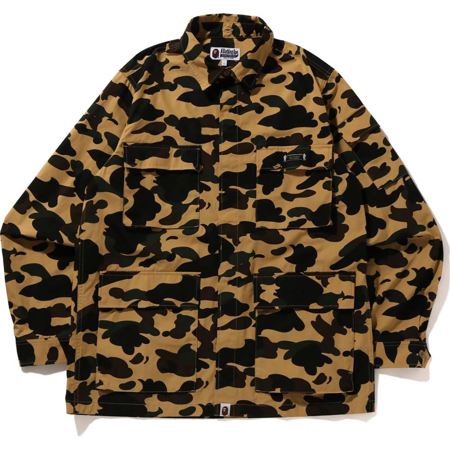 1ST CAMO MASK HOODIE SHIRT MENS-IYAMIUIO