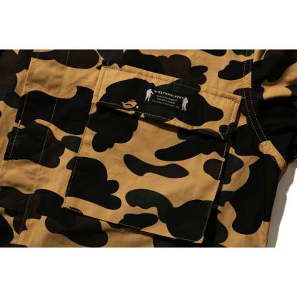 1ST CAMO MASK HOODIE SHIRT MENS-IYAMIUIO