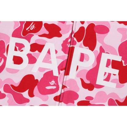 BIG ABC CAMO CROPPED FULL ZIP HOODIE LADIES-IYAMIUIO