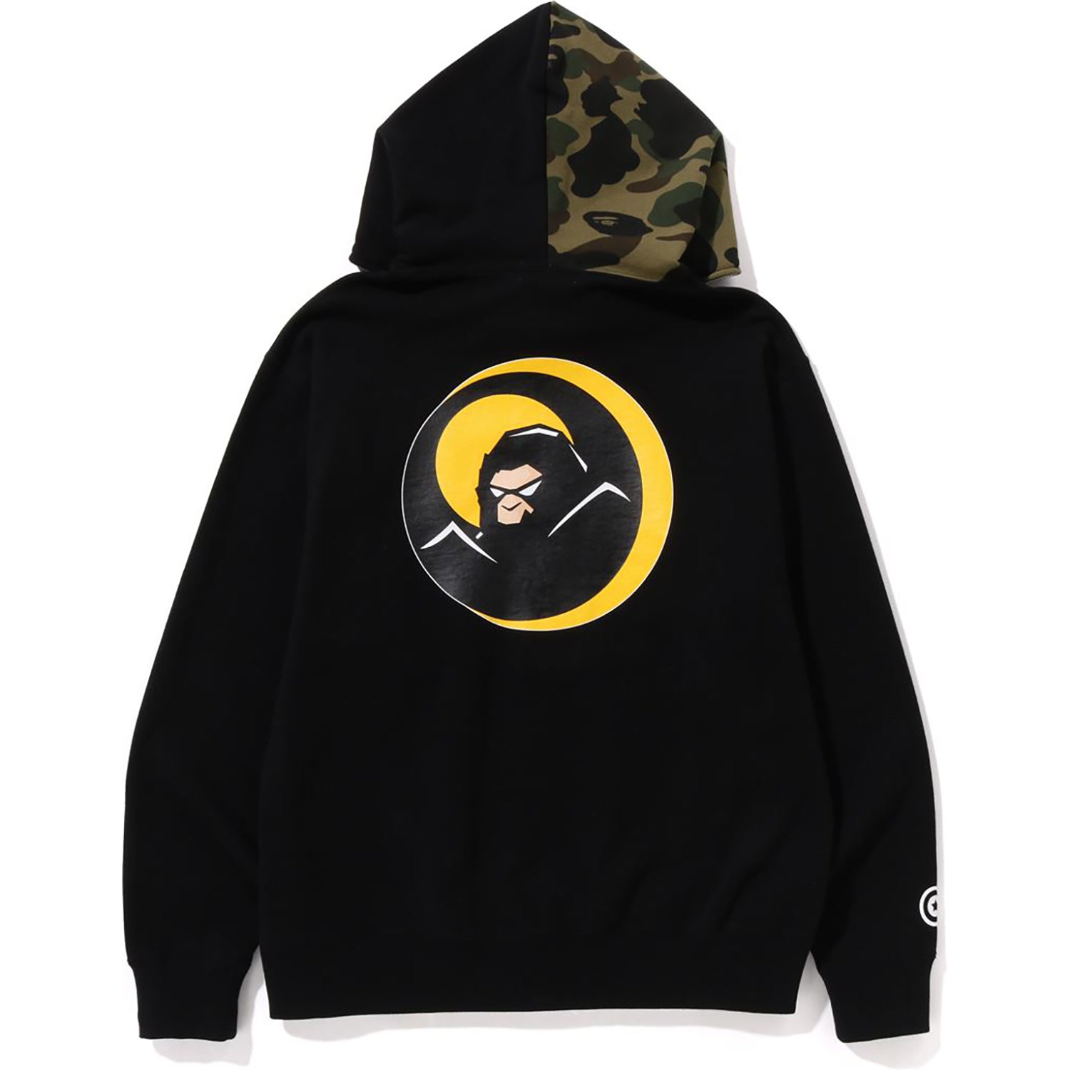 SHADOW BAPE RELAXED FIT FULL ZIP HOODIE MENS-IYAMIUIO
