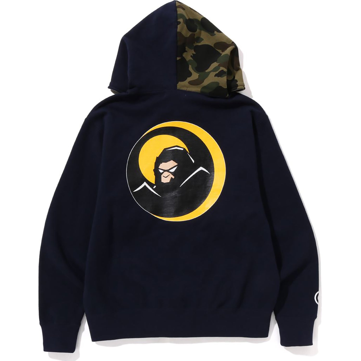SHADOW BAPE RELAXED FIT FULL ZIP HOODIE MENS-IYAMIUIO