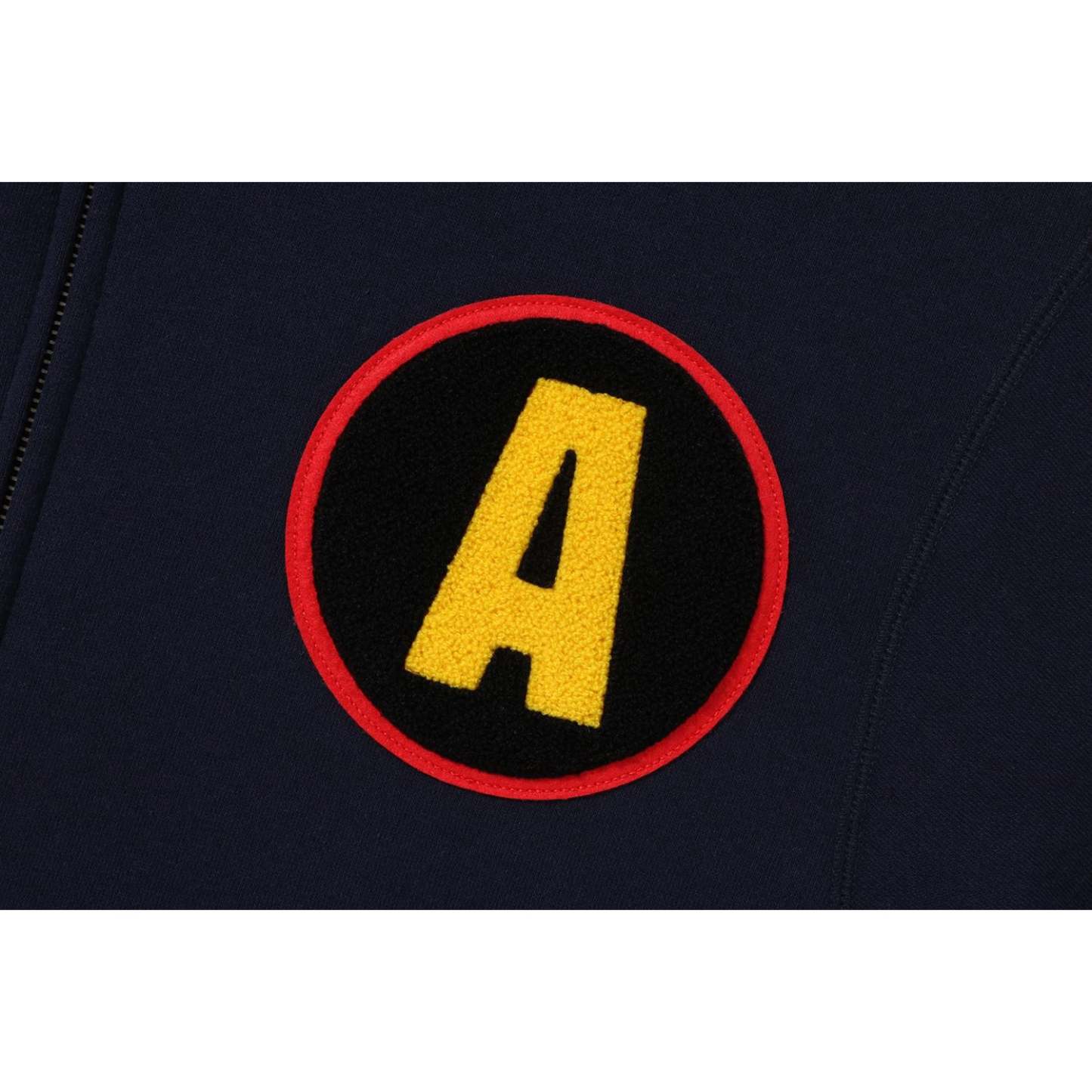 SHADOW BAPE RELAXED FIT FULL ZIP HOODIE MENS-IYAMIUIO